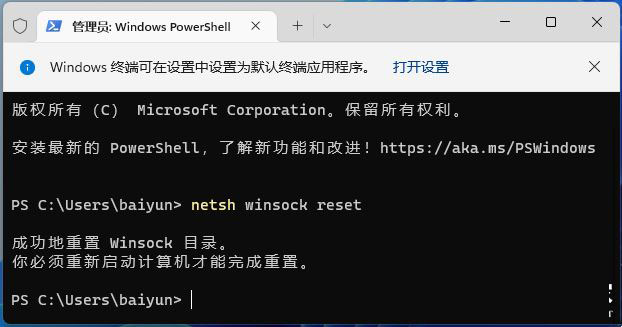Win11使用flushdns命令后無法上網的三